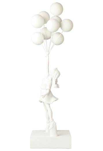 Flying Balloons Girl (GESSO Ver.)