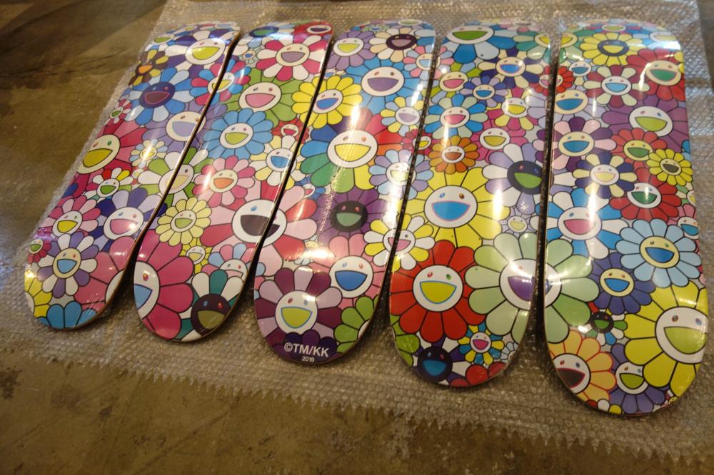 Flower Skateboard Deck Set
