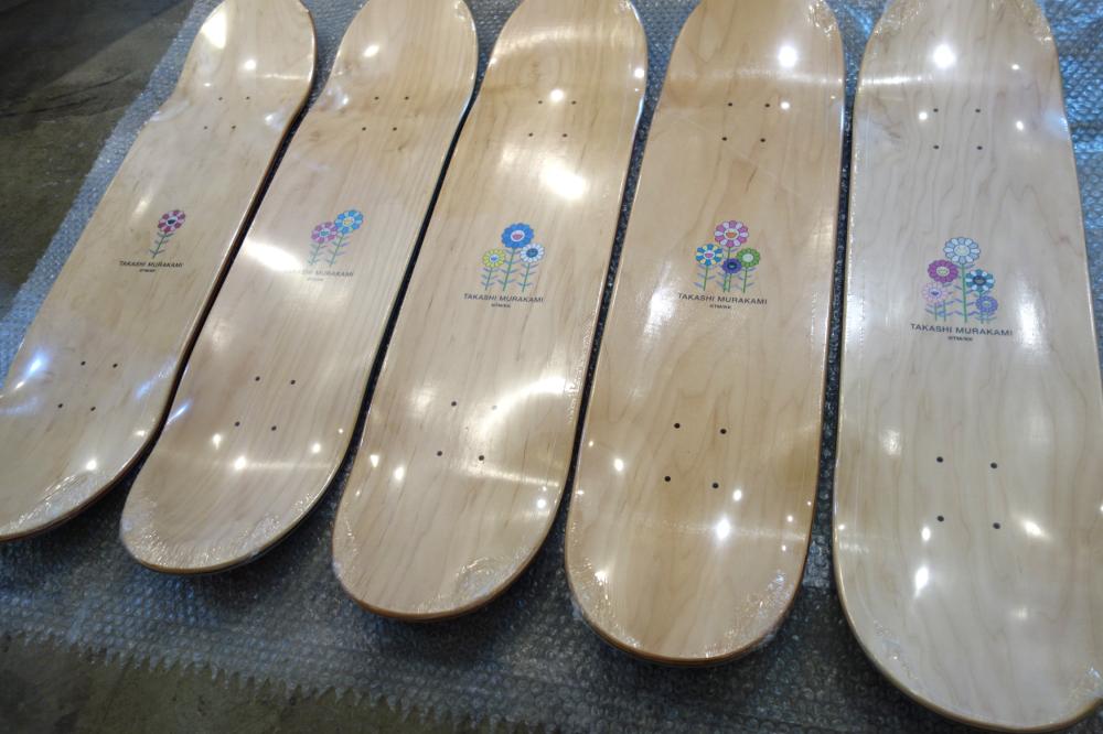 村上隆 スケートボードflower skate board deck set