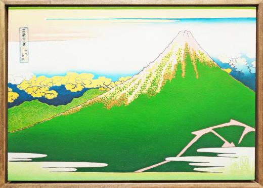 pop ukiyoe　" Mt.Fuji no.3 "