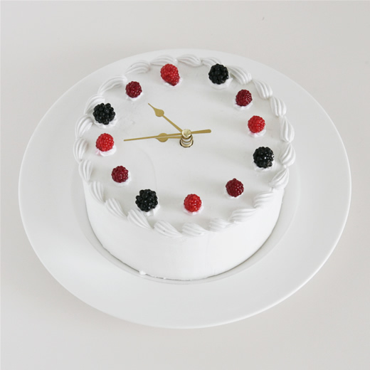 ケーキの時計(ベリー)1