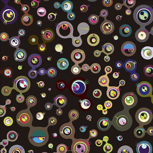 めめめのくらげ 黒 5Jellyfish Eyes black 5|村上隆Takashi Murakami