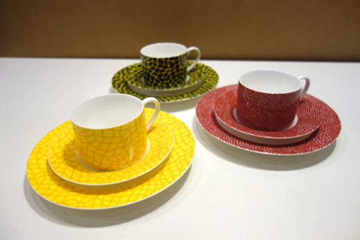 Infinity Nets カップ3色セットInfinity Nets (cup, saucer, plate) 3 