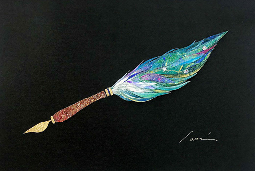 魔法の羽根ペン